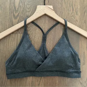 Patagonia Women's Cross Beta Sports Bra in Forge Grey Heather Charcoal Medium