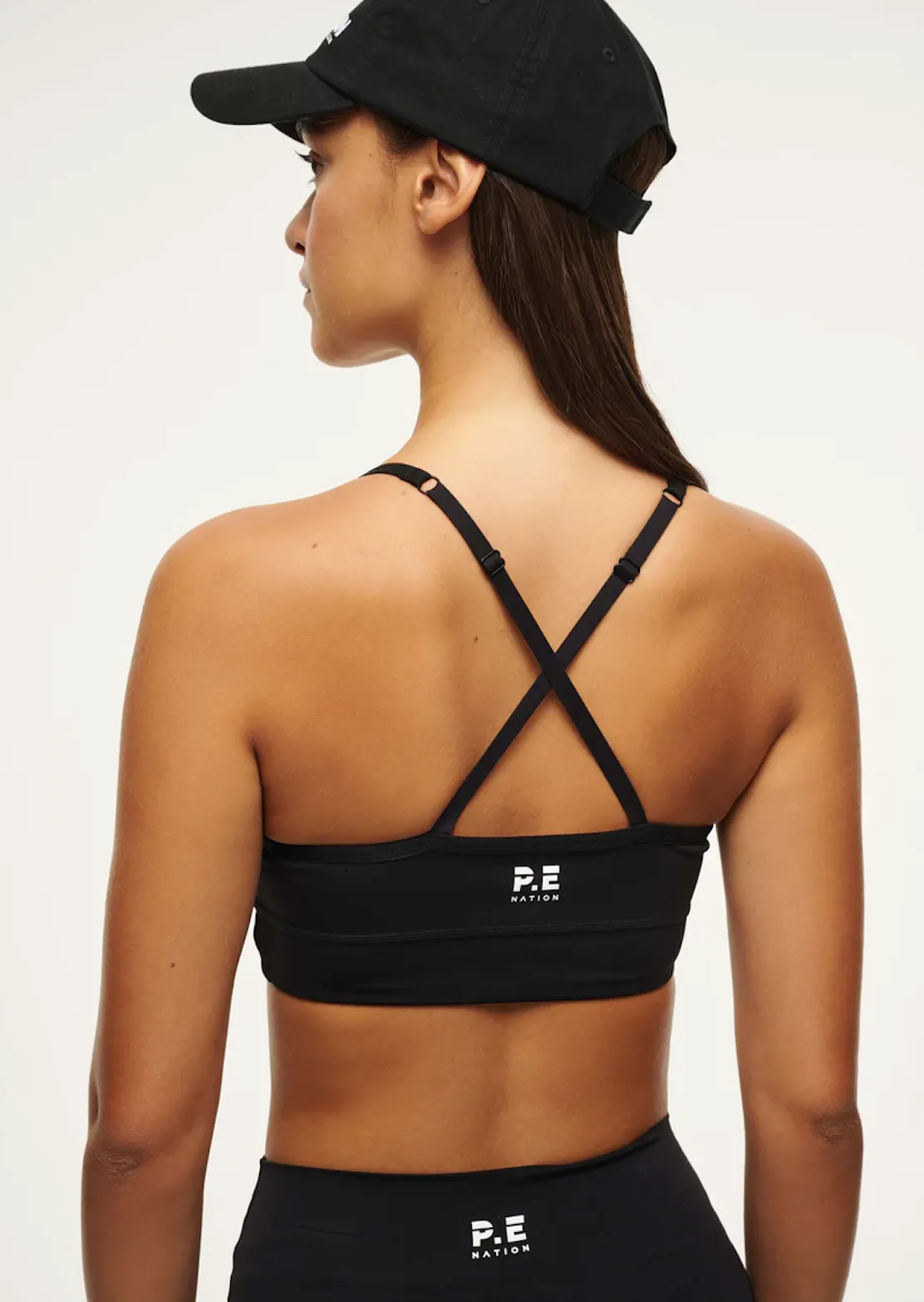 P.E NATION Overland 2 Sports Bra - Black