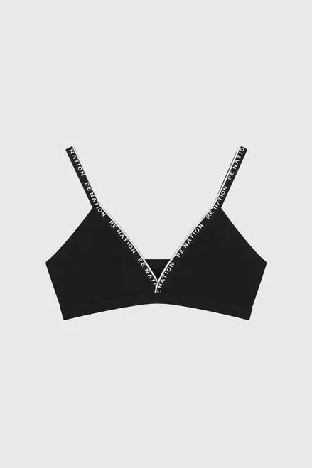 P.E NATION Power Play Sports Bra Black
