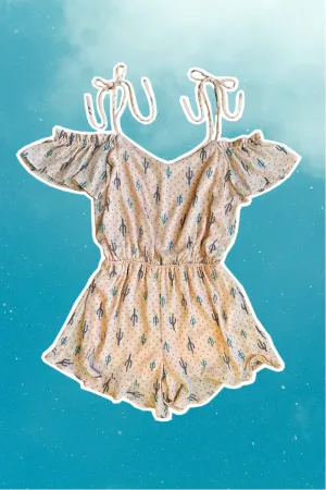 Peachy Cactus Romper
