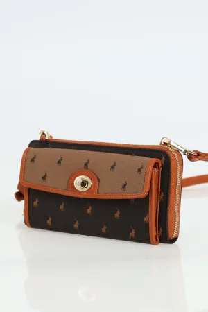 Peninsula Phone Sling Bag - Tan
