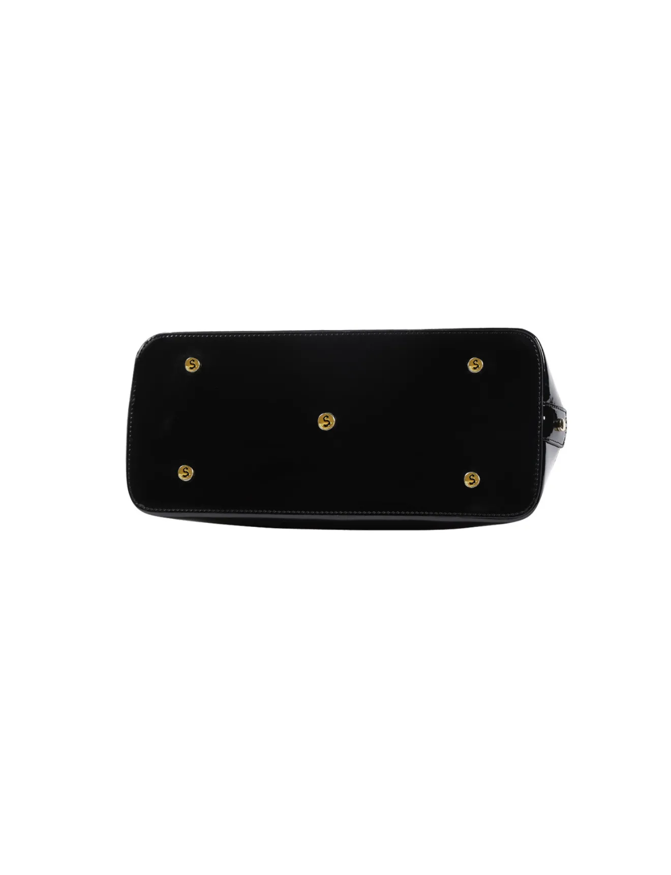 PEONY PATENT LEATHER DOME BAG- SN52-6801- SALE