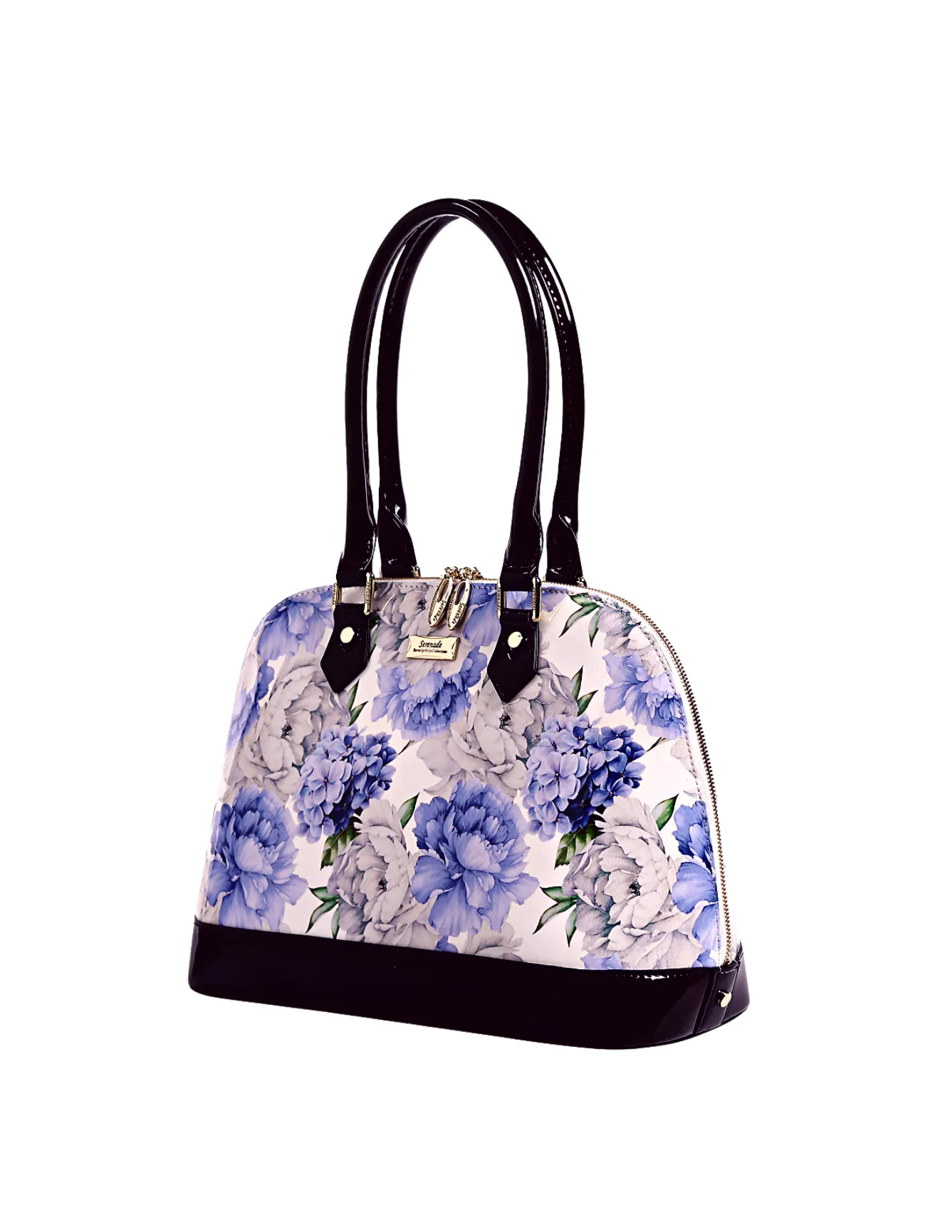 PEONY PATENT LEATHER DOME BAG- SN52-6801- SALE