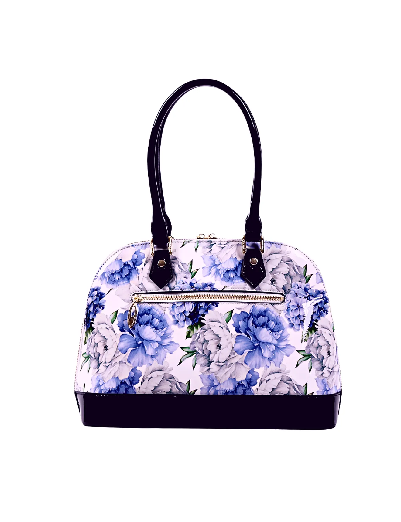 PEONY PATENT LEATHER DOME BAG- SN52-6801- SALE