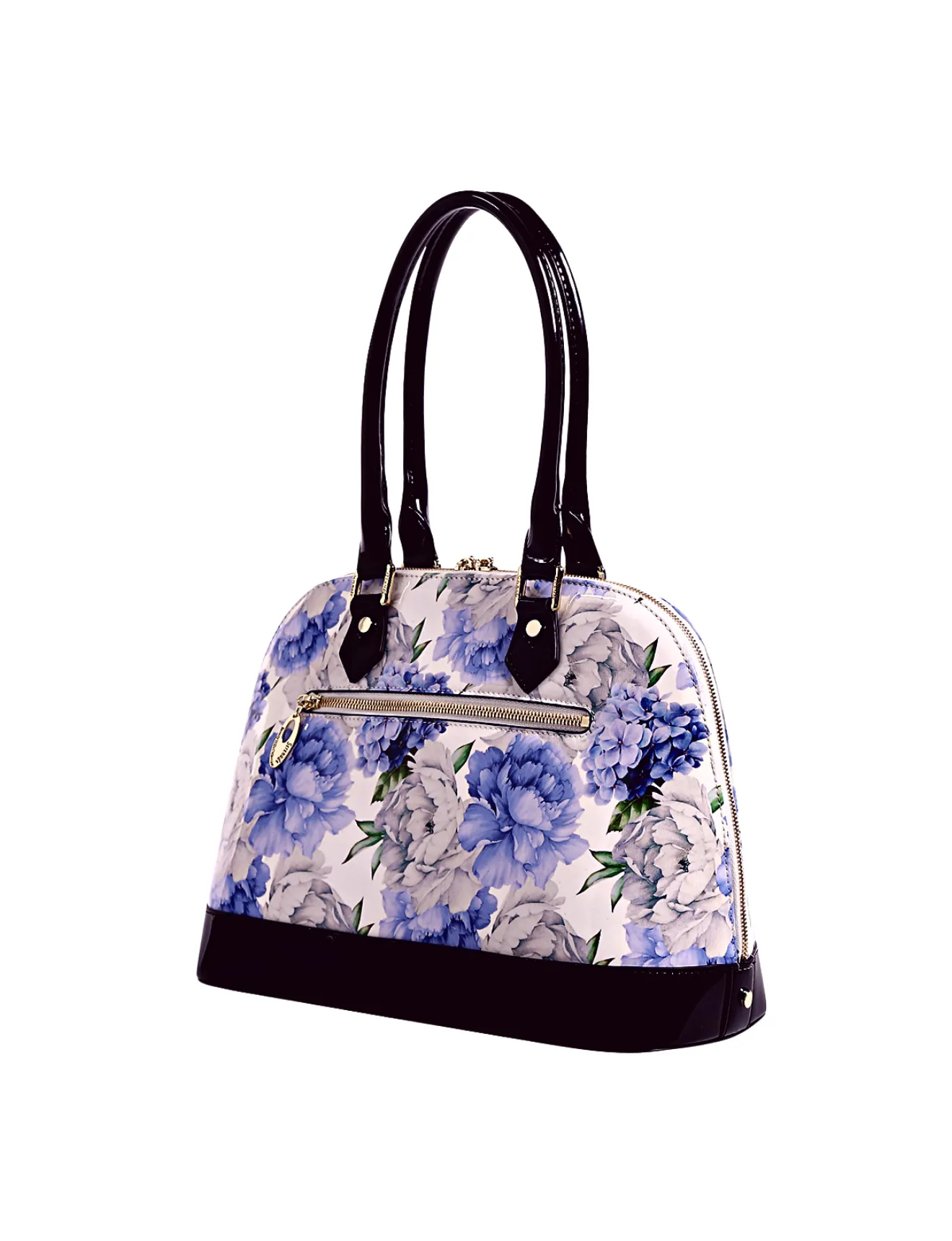 PEONY PATENT LEATHER DOME BAG- SN52-6801- SALE
