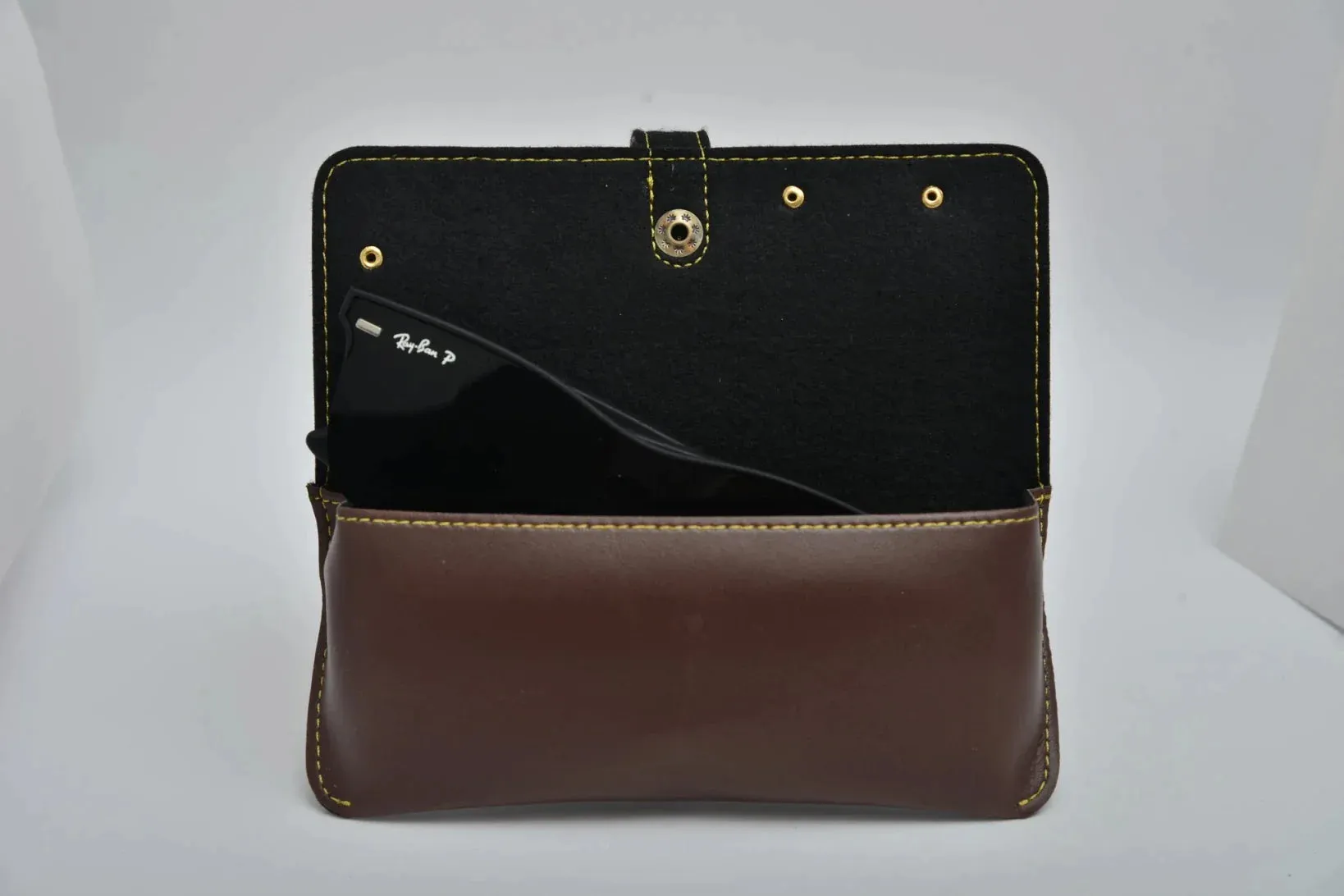 Personalized Best Vegan Leather Combo with Water Bottle - Brown