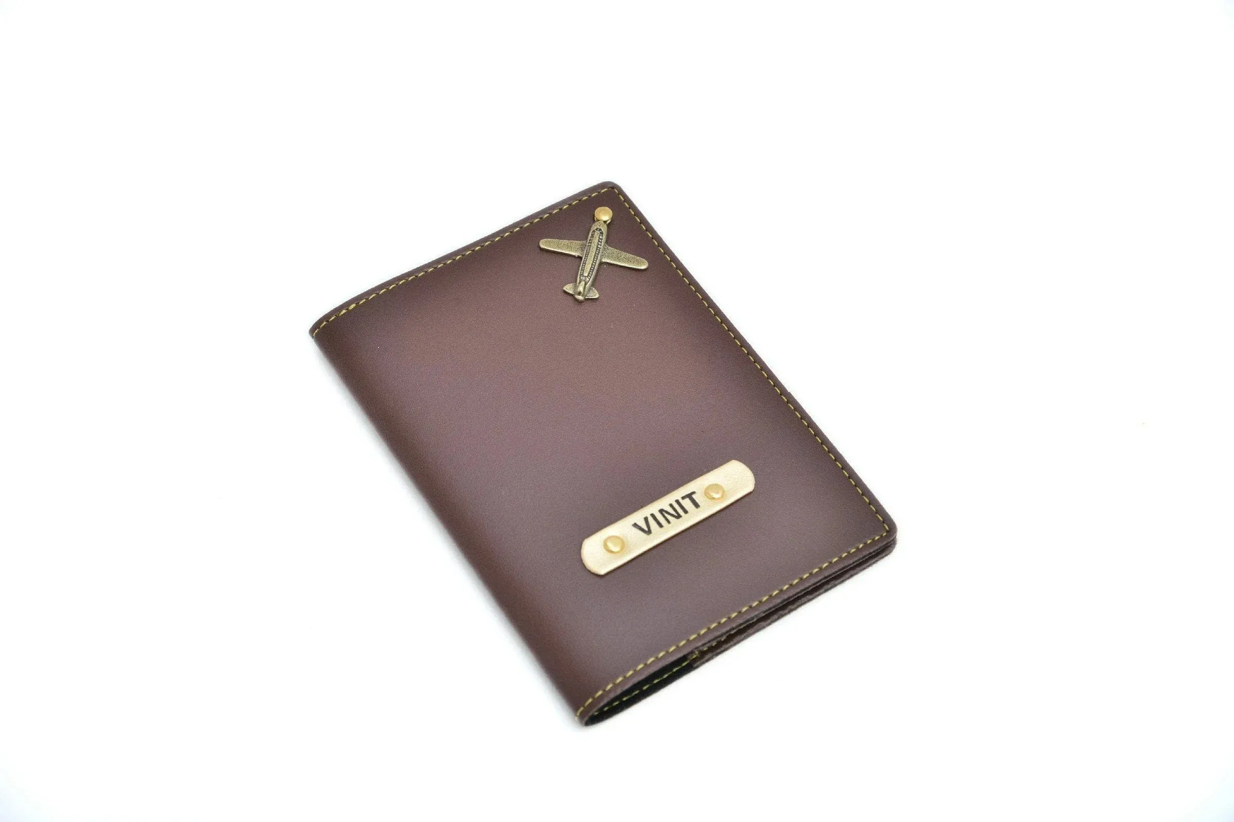 Personalized Frequent Traveller Combo (3 pcs) - Brown