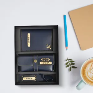 Personalized Frequent Traveller Combo (3 pcs) - Royal Blue