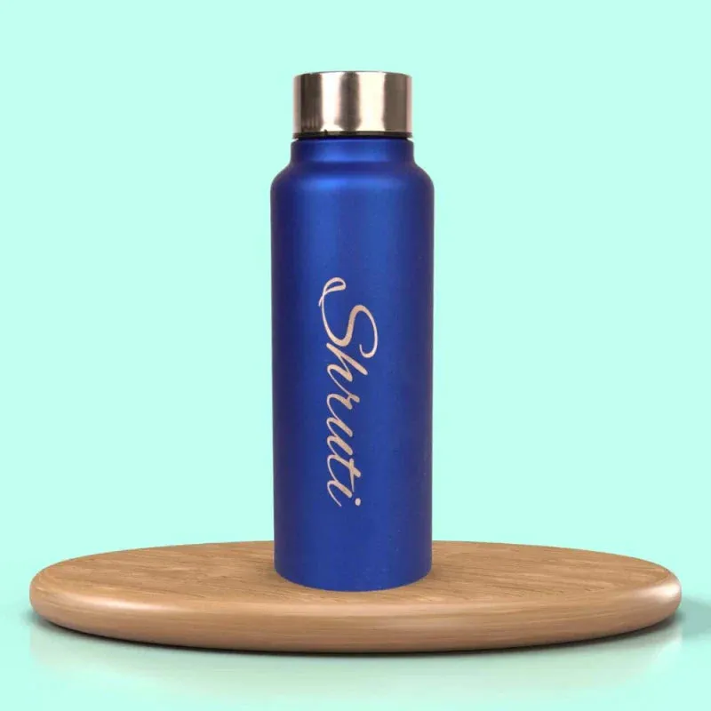 Personalized Perfect Classy Leather Eyewear Case - Blue