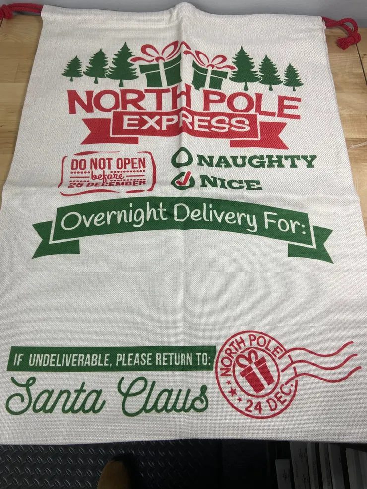 Personalized Santa Sacks
