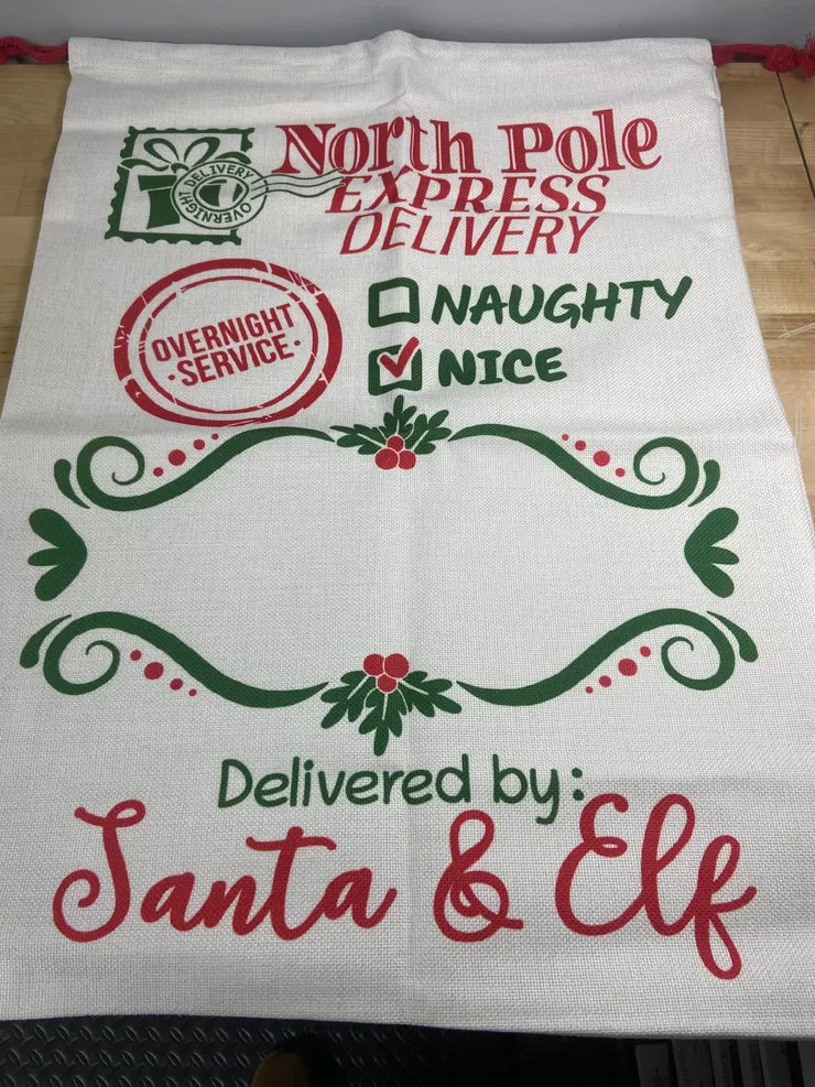 Personalized Santa Sacks