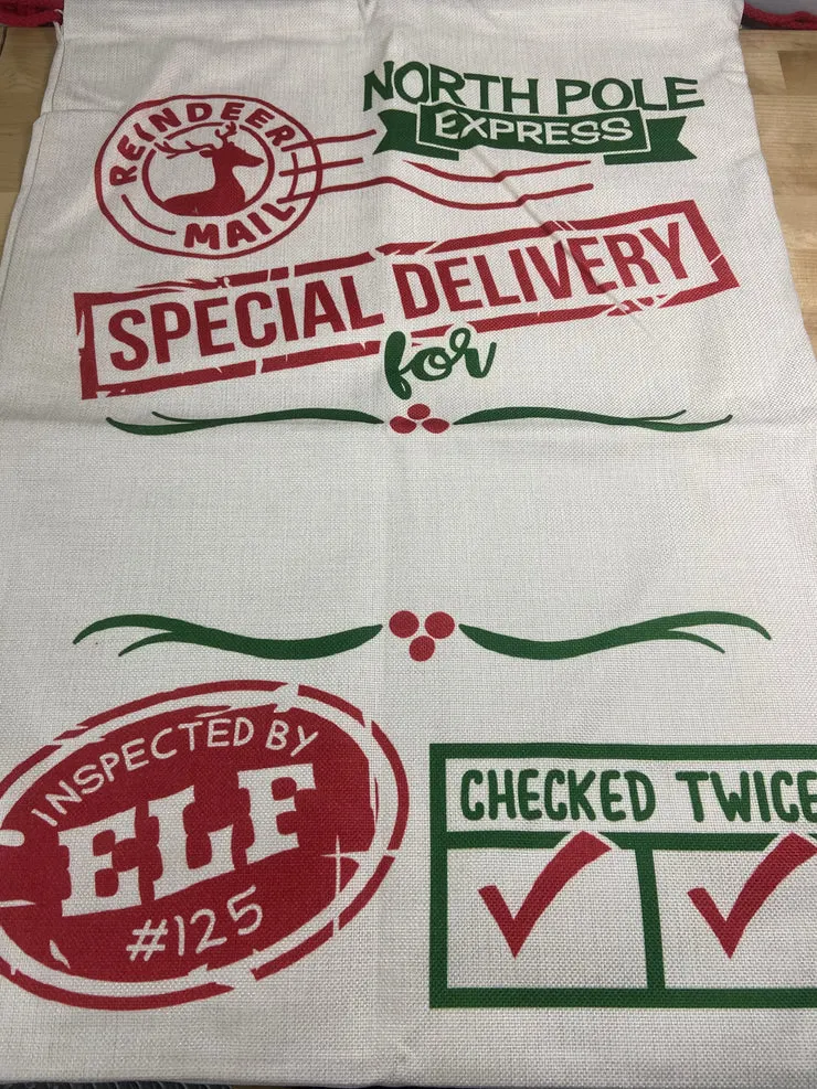 Personalized Santa Sacks