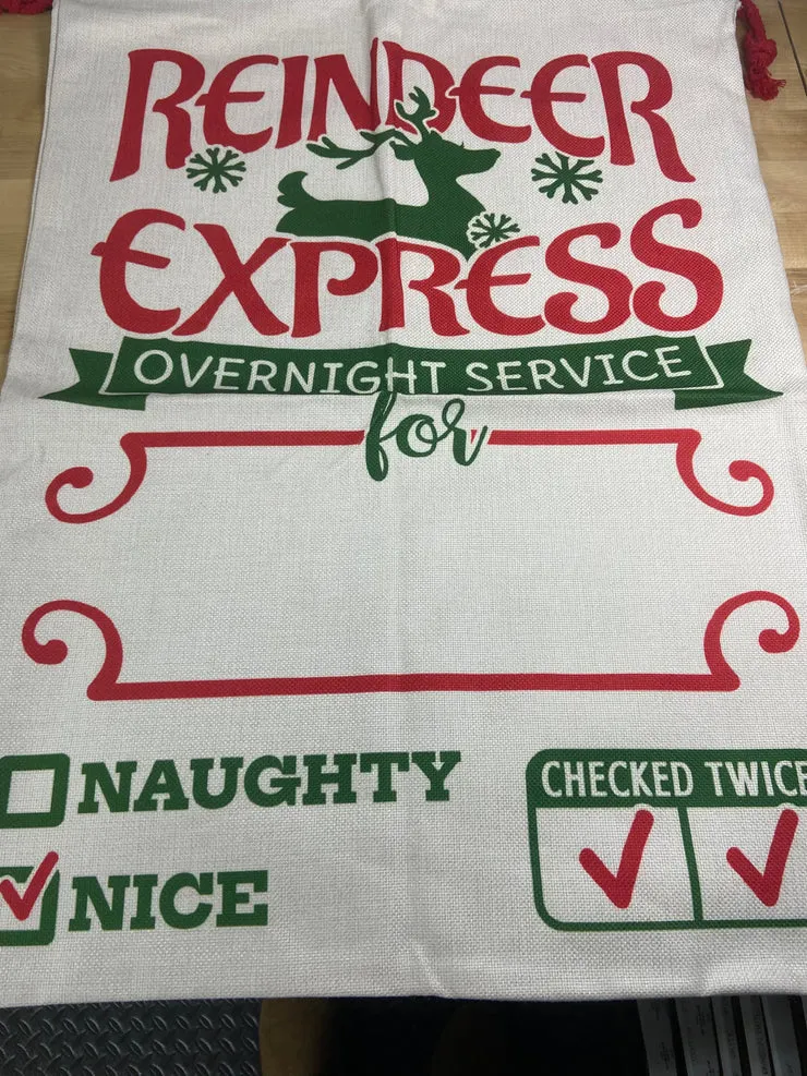 Personalized Santa Sacks