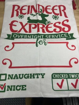 Personalized Santa Sacks