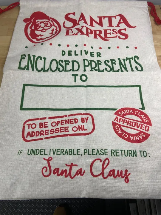 Personalized Santa Sacks