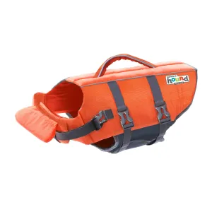 Pet Palette Distribution - Outward Hound Granby Splash Orange Dog Life Jacket, Small