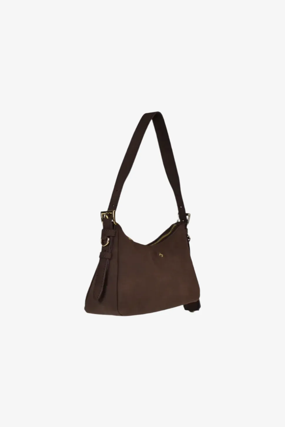 PETA   JAIN BRODY SHOULDER BAG - CHOC CRINKLE/GOLD