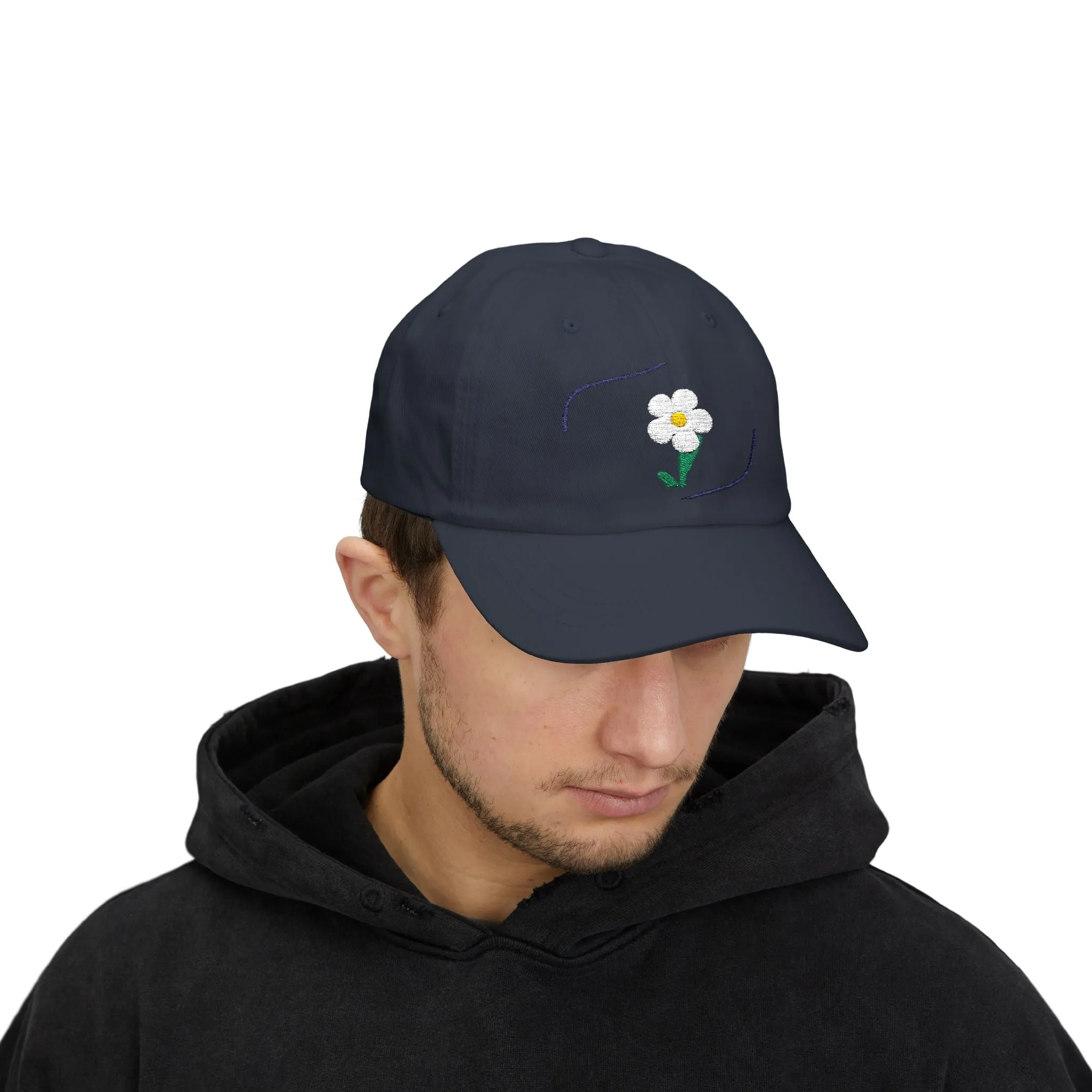 Pink Flower Classic Cap-CJ8