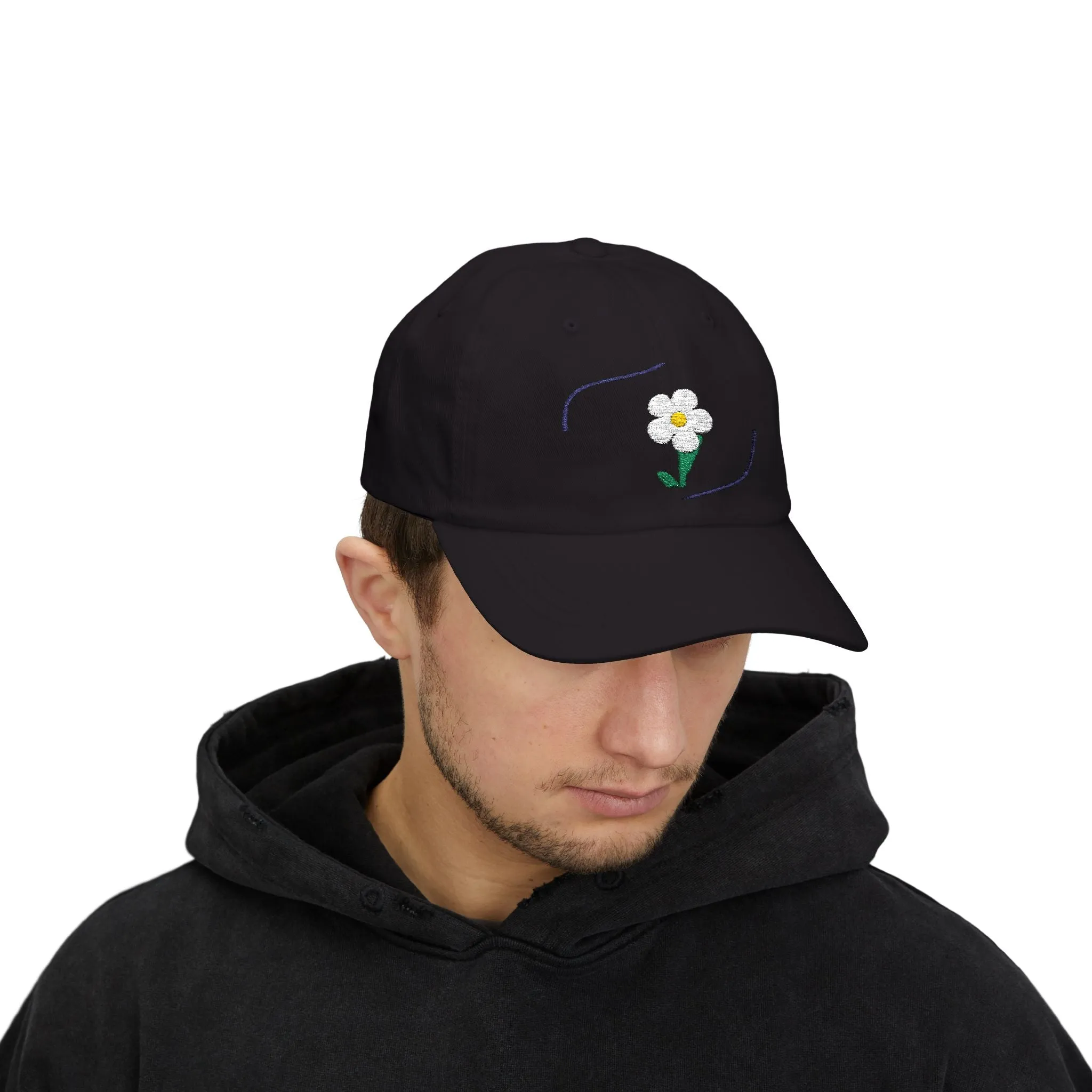 Pink Flower Classic Cap-CJ8