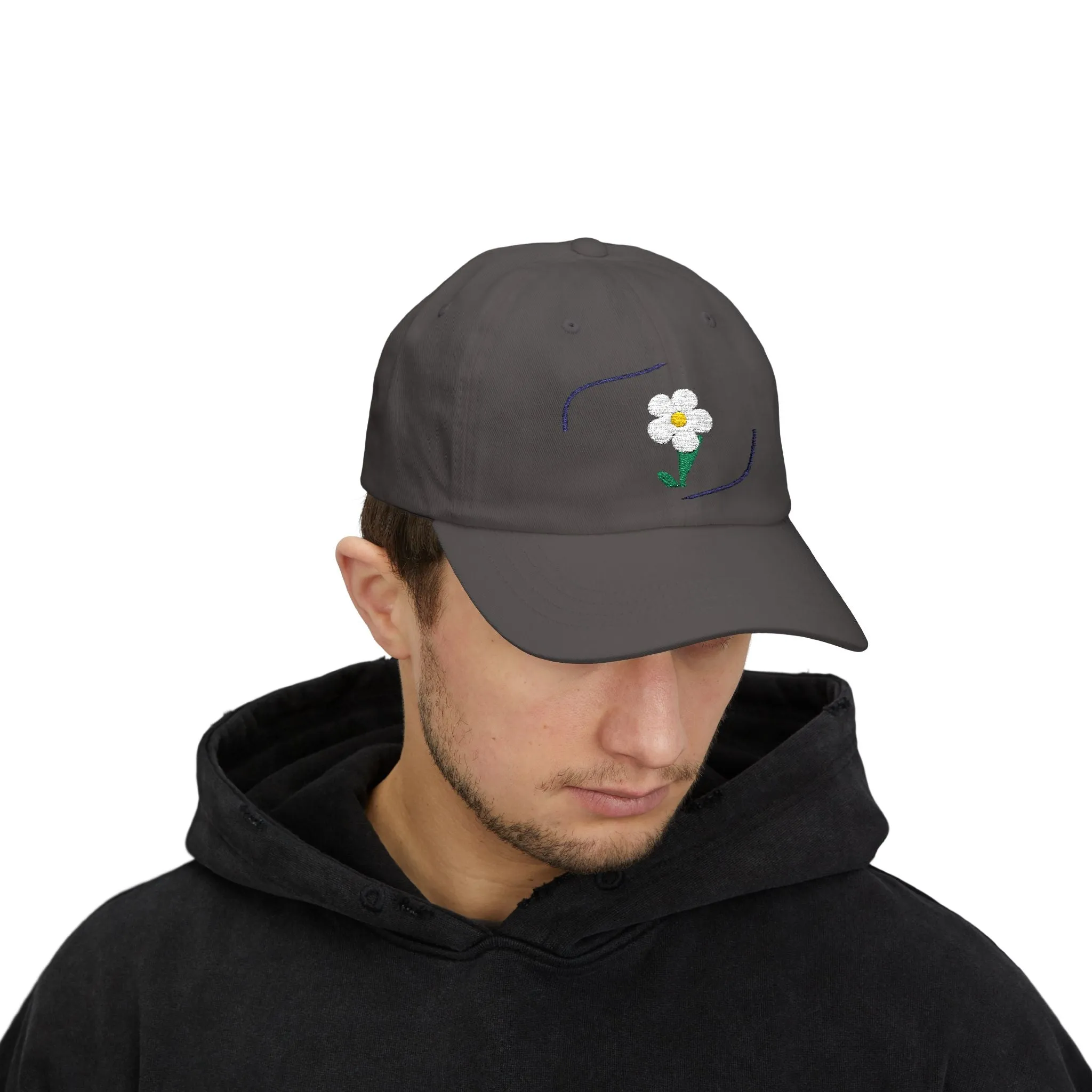 Pink Flower Classic Cap-CJ8
