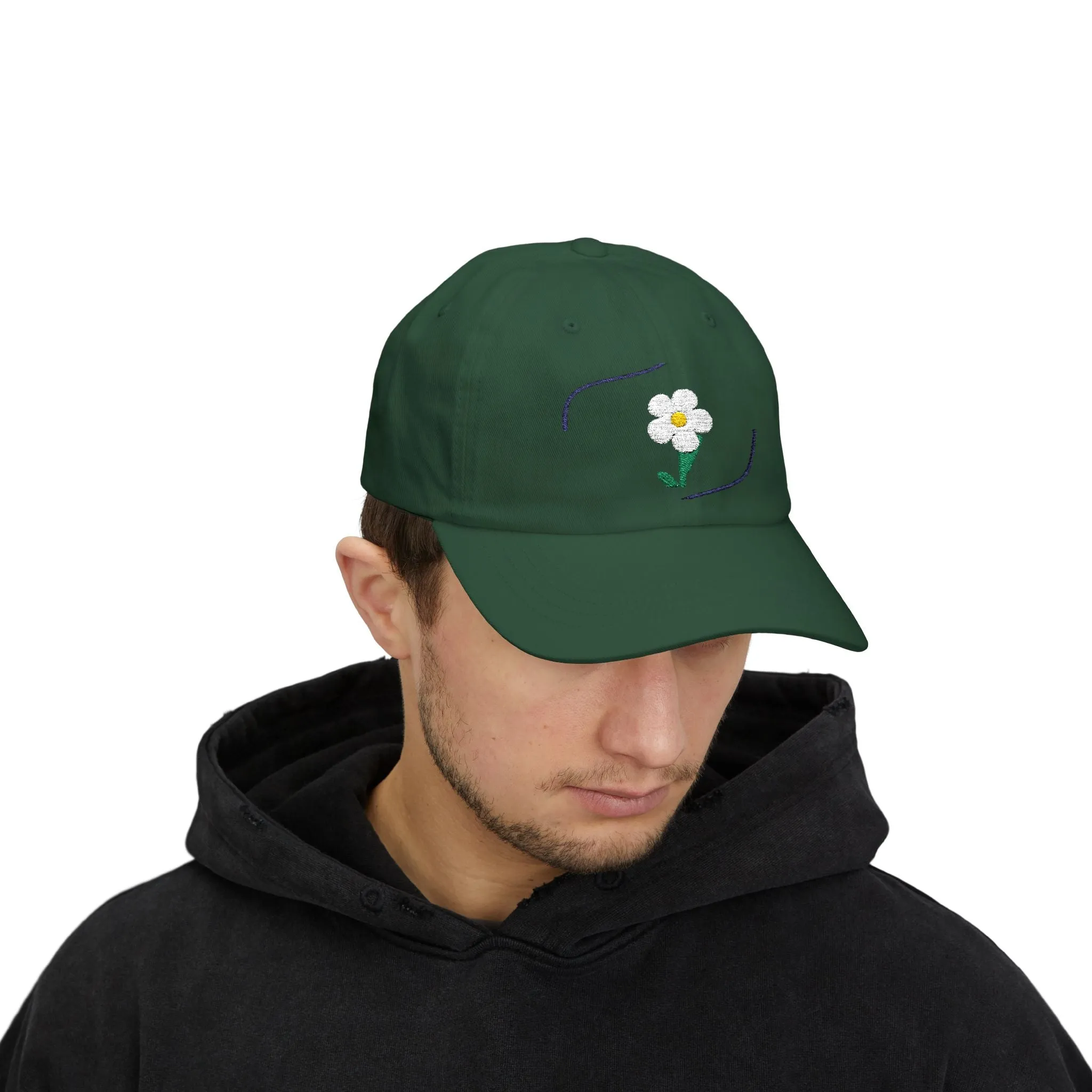 Pink Flower Classic Cap-CJ8