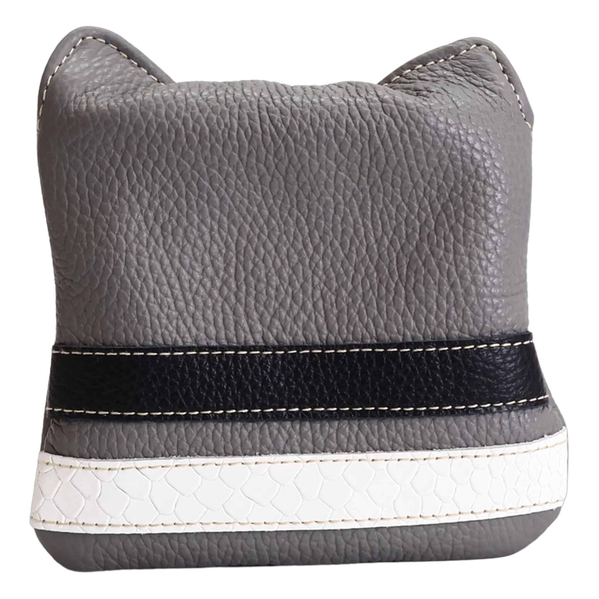 Polo Headcover: Granite Grey   Black & White