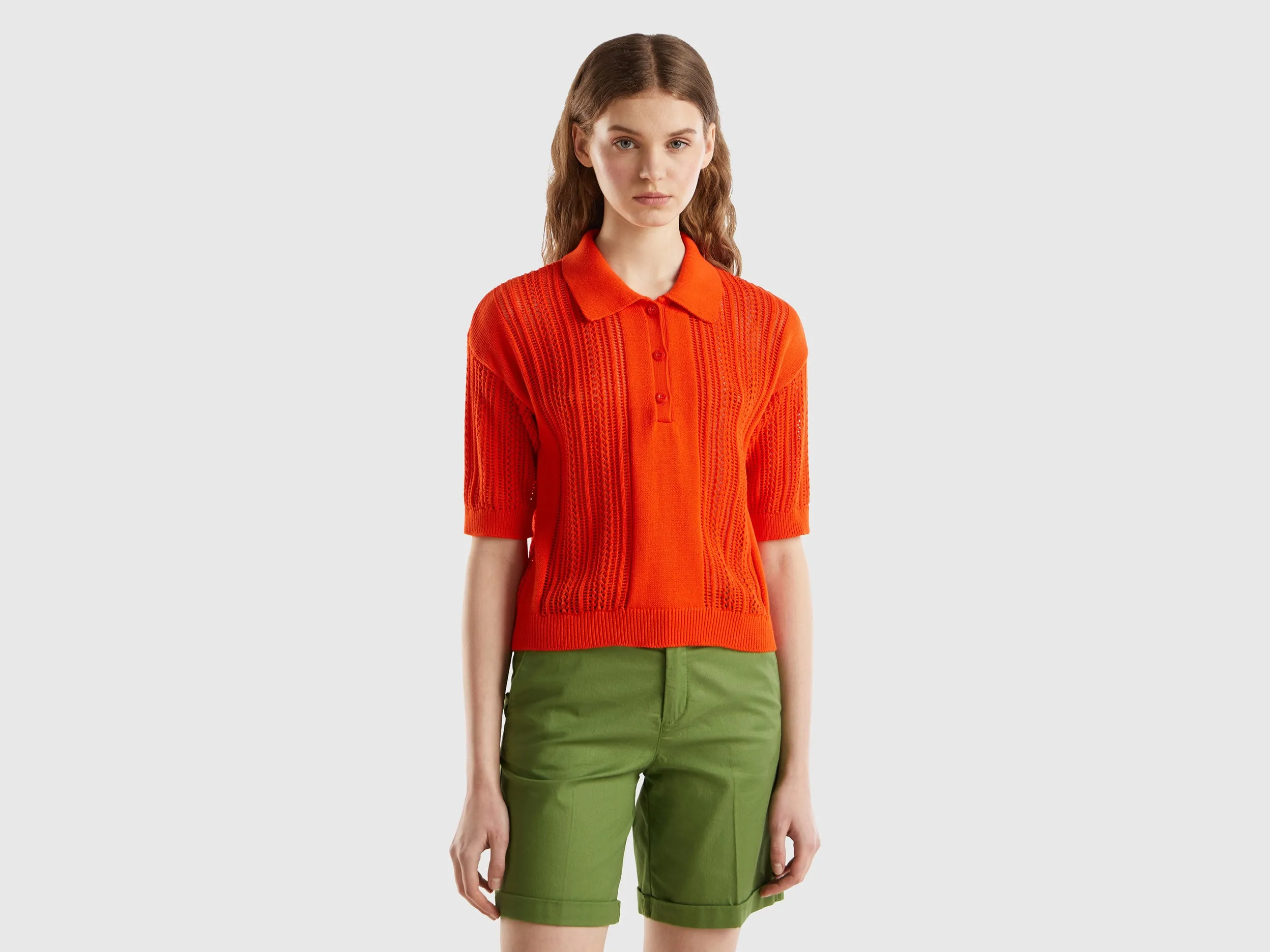 Polo Neck Solid T-shirt