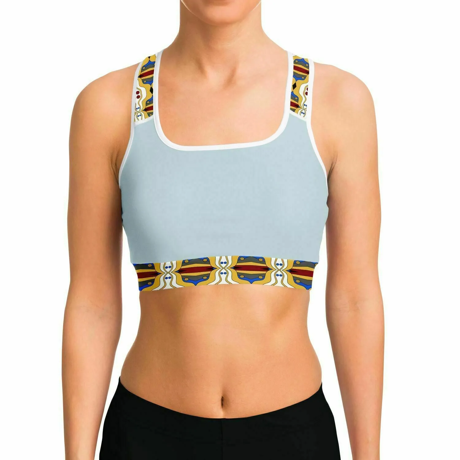 Powder Blue Russet Sports Bra