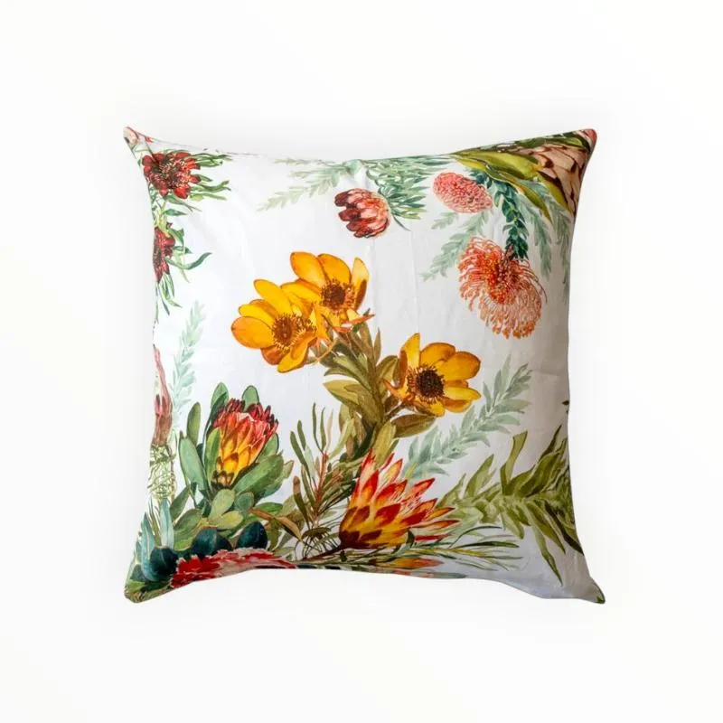 Printed Cotton Fynbos White 140 cm