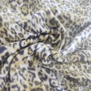 Printed Polar Fleece Fabric Animal Print 150 cm