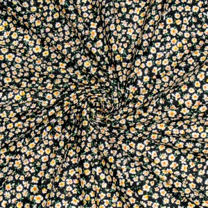 Printed Poly Cotton Summer Floral