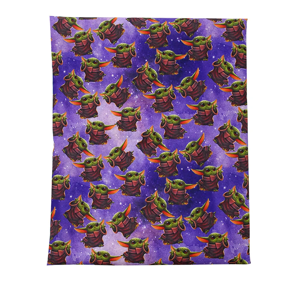 purple series printed fabric