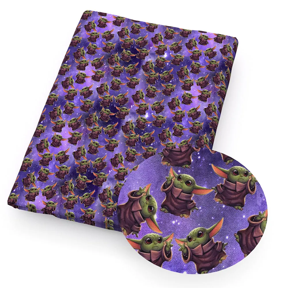 purple series printed fabric