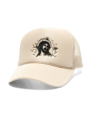 "Crucito" Trucker Cap - (Khaki)