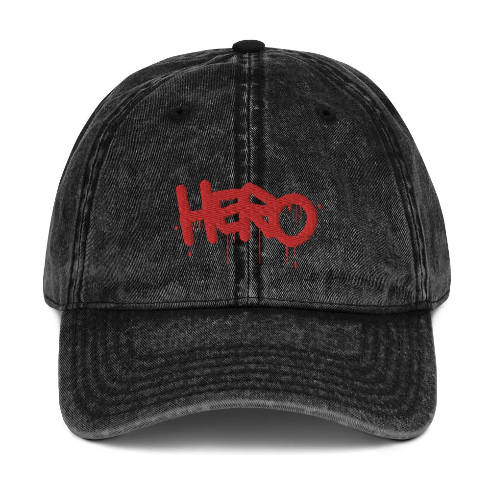 "Hero" Vintage Cotton Twill Cap