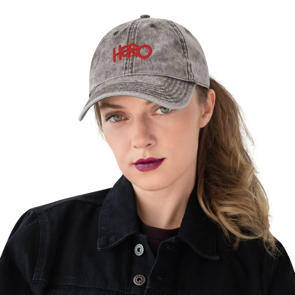 "Hero" Vintage Cotton Twill Cap