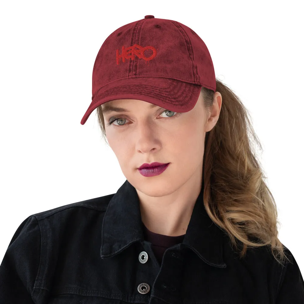 "Hero" Vintage Cotton Twill Cap