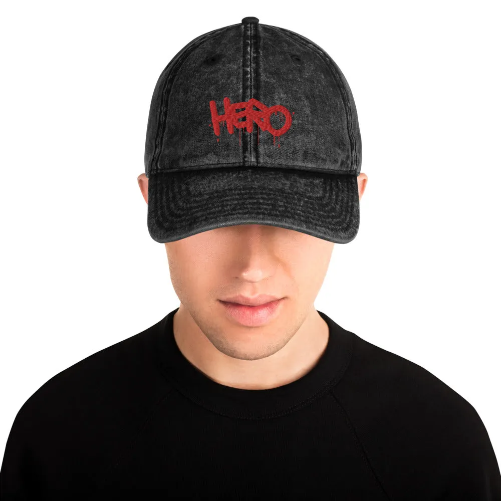 "Hero" Vintage Cotton Twill Cap