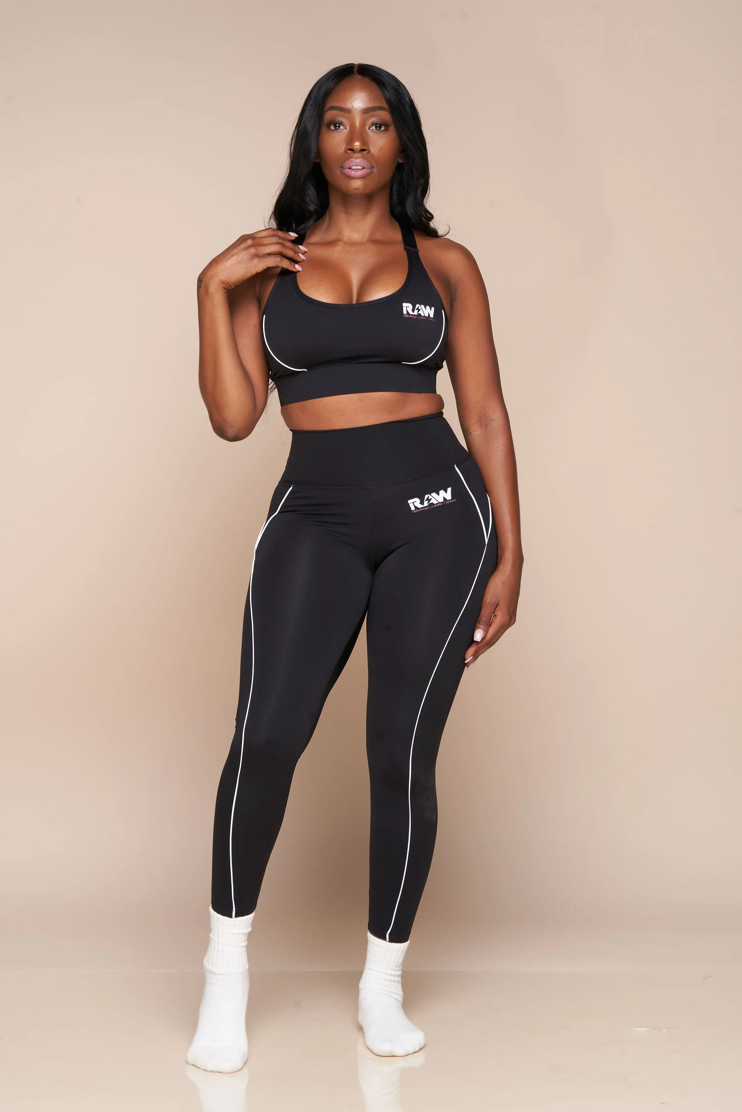RAW Classic Sports Bra (Black)