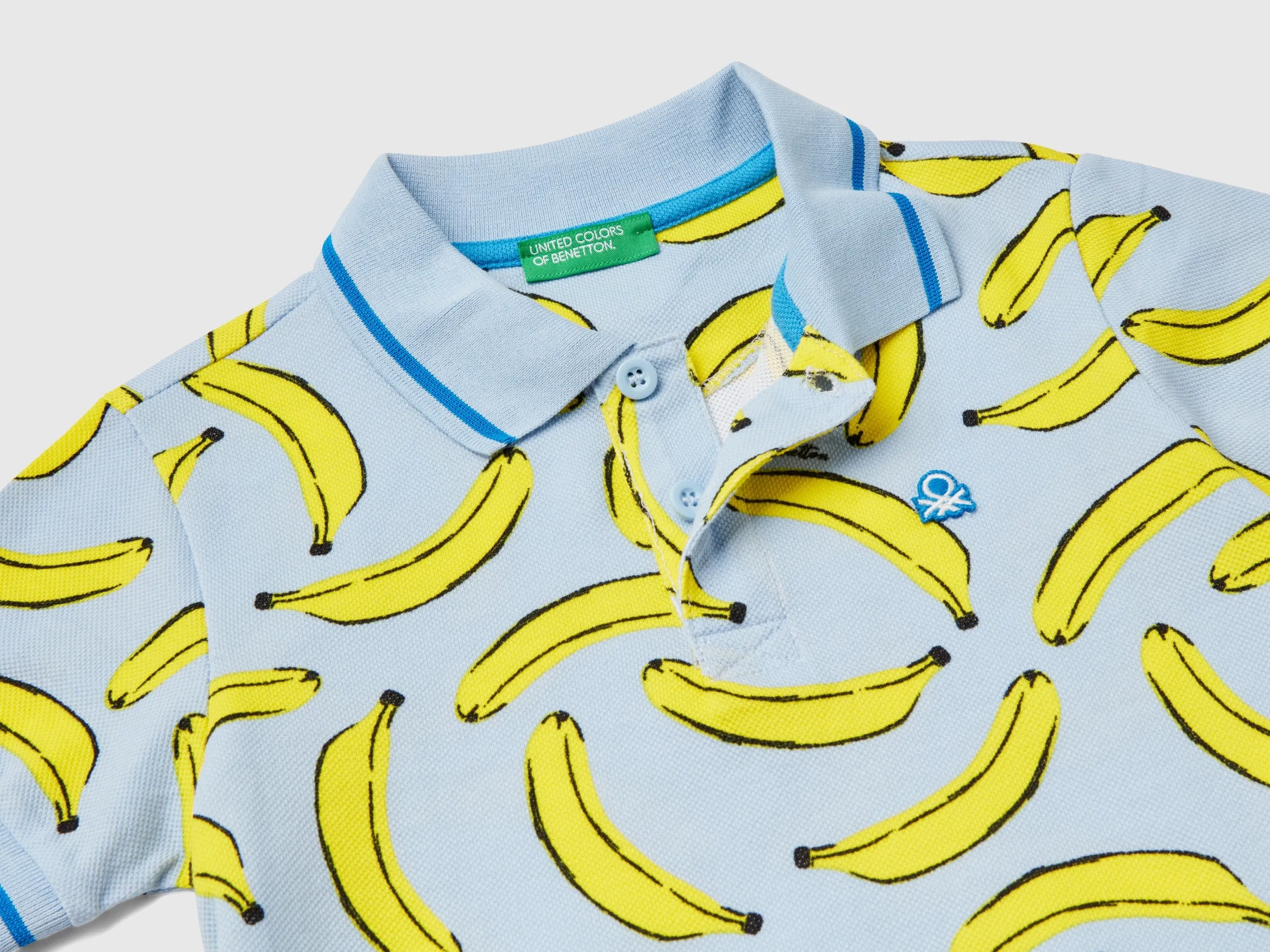 Regular Fit Polo Neck Printed T-shirt