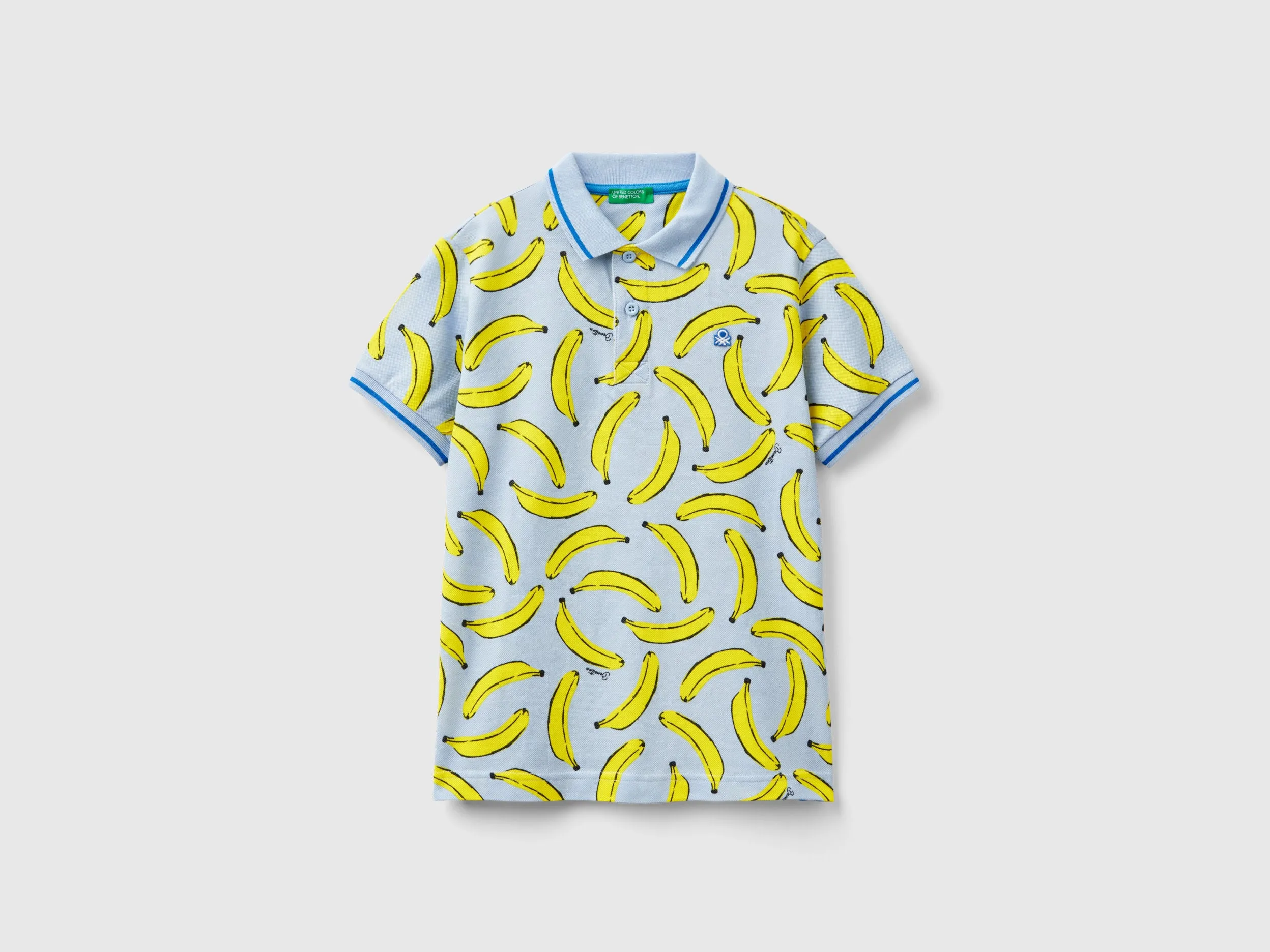 Regular Fit Polo Neck Printed T-shirt