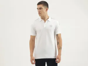 Regular Fit Polo Neck Solid T-shirts