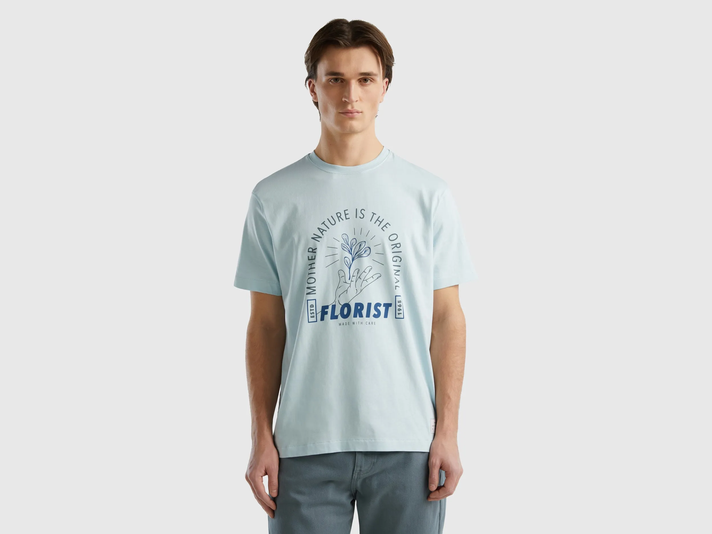Regular Fit Round Neck Typography T-shirt