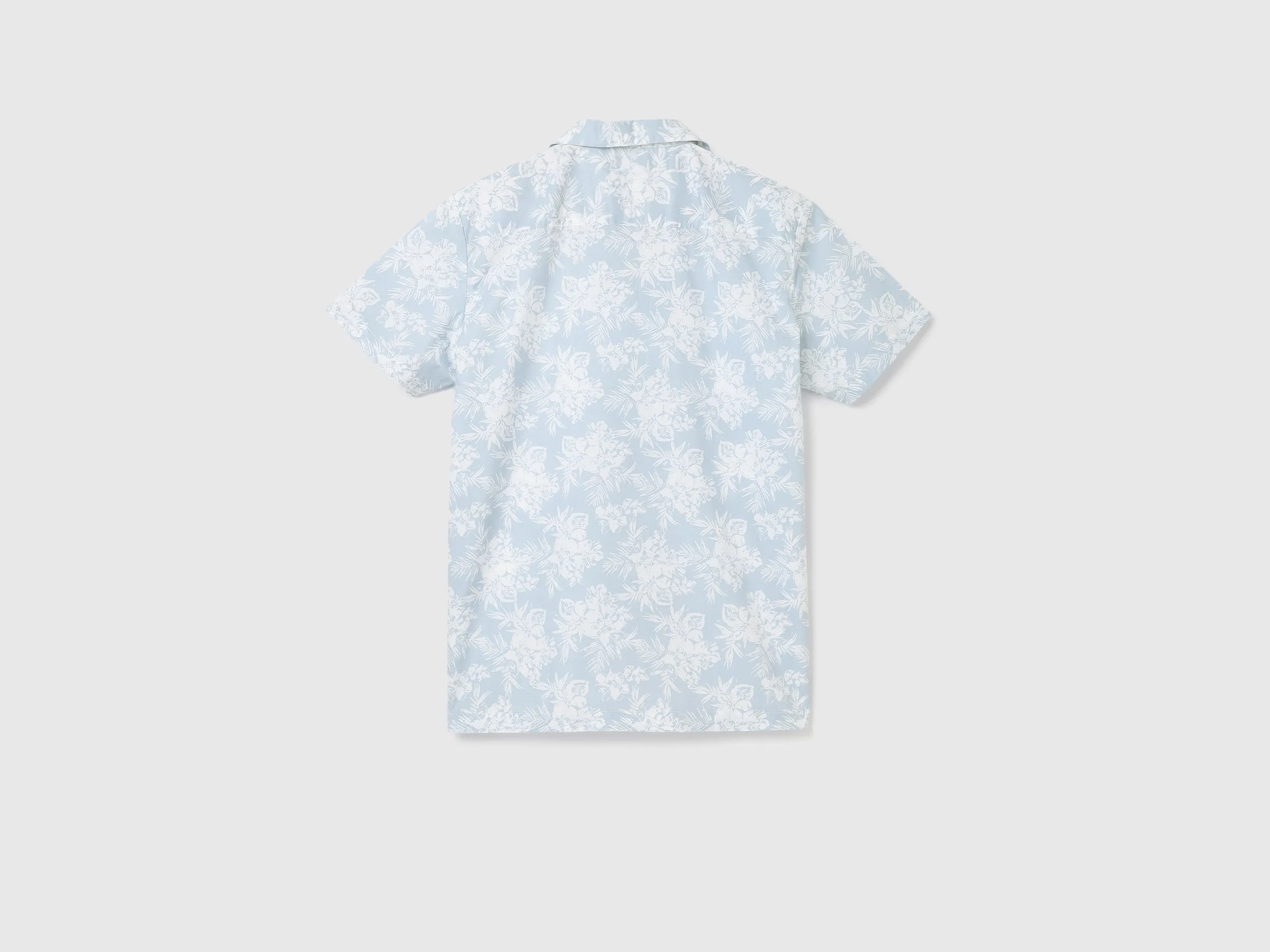 Regular Fit Spread Collar Printed Shirt