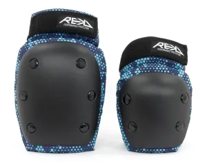 REKD Youth Heavy Duty Double Pad Set - Blue
