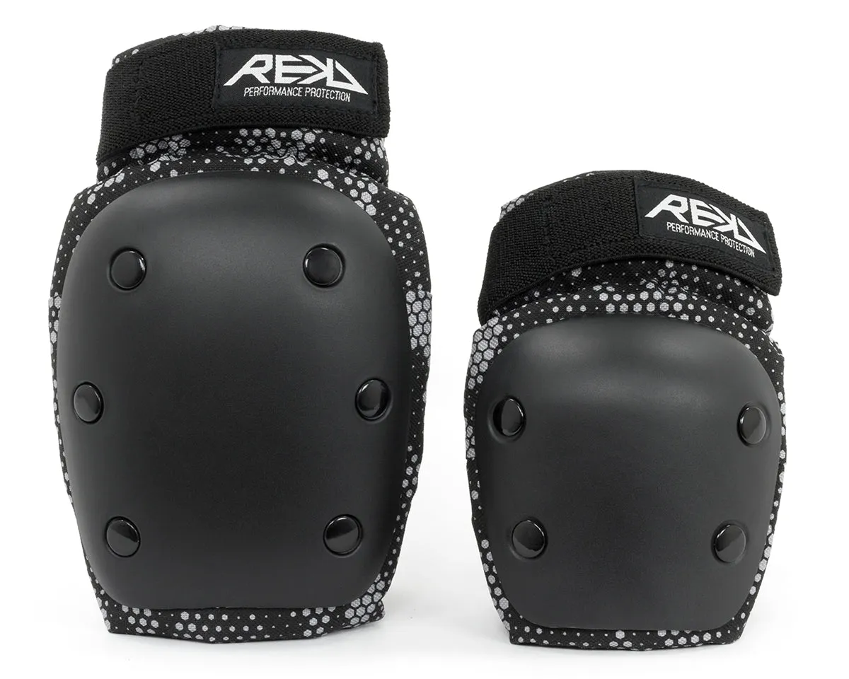 REKD Youth Heavy Duty Double Pad Set - Grey