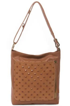 RILEY Tan Studs
