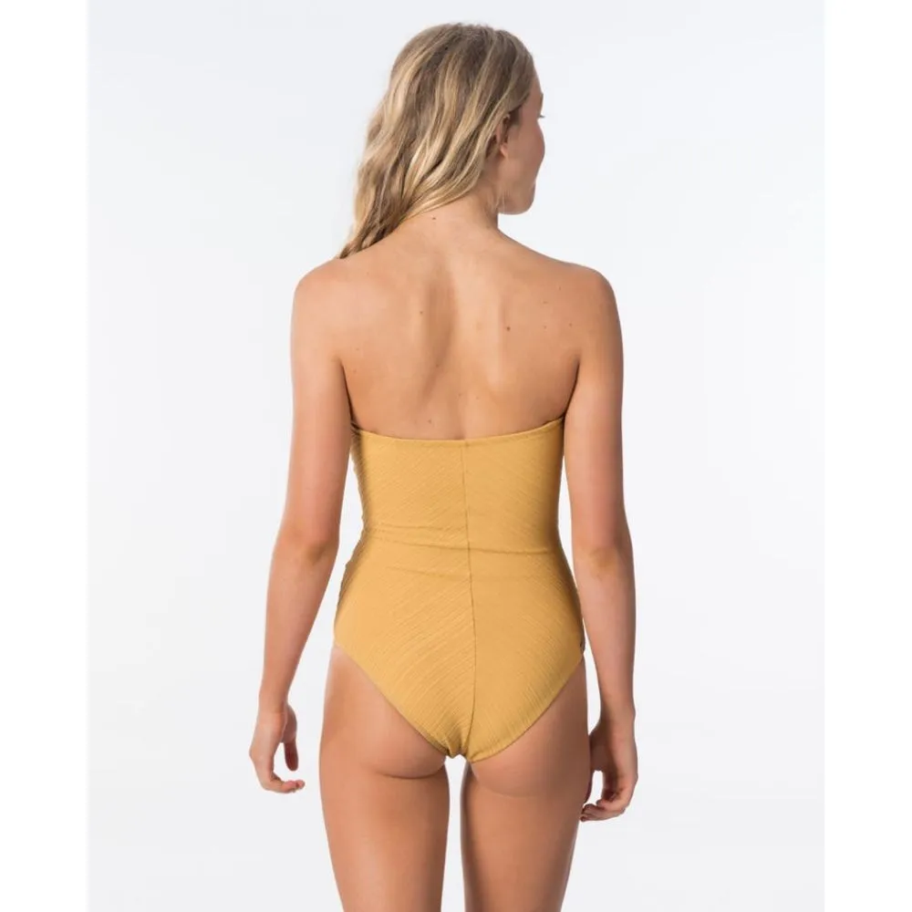 RIP CURL PREMIUM SURF CHEEKY ONE PIECE MUSTARD