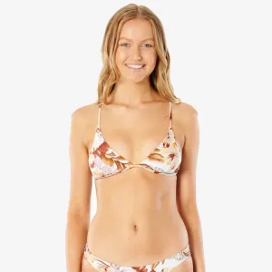 RIP CURL WHITE LEILANI XBACK TRI BIKINI TOP