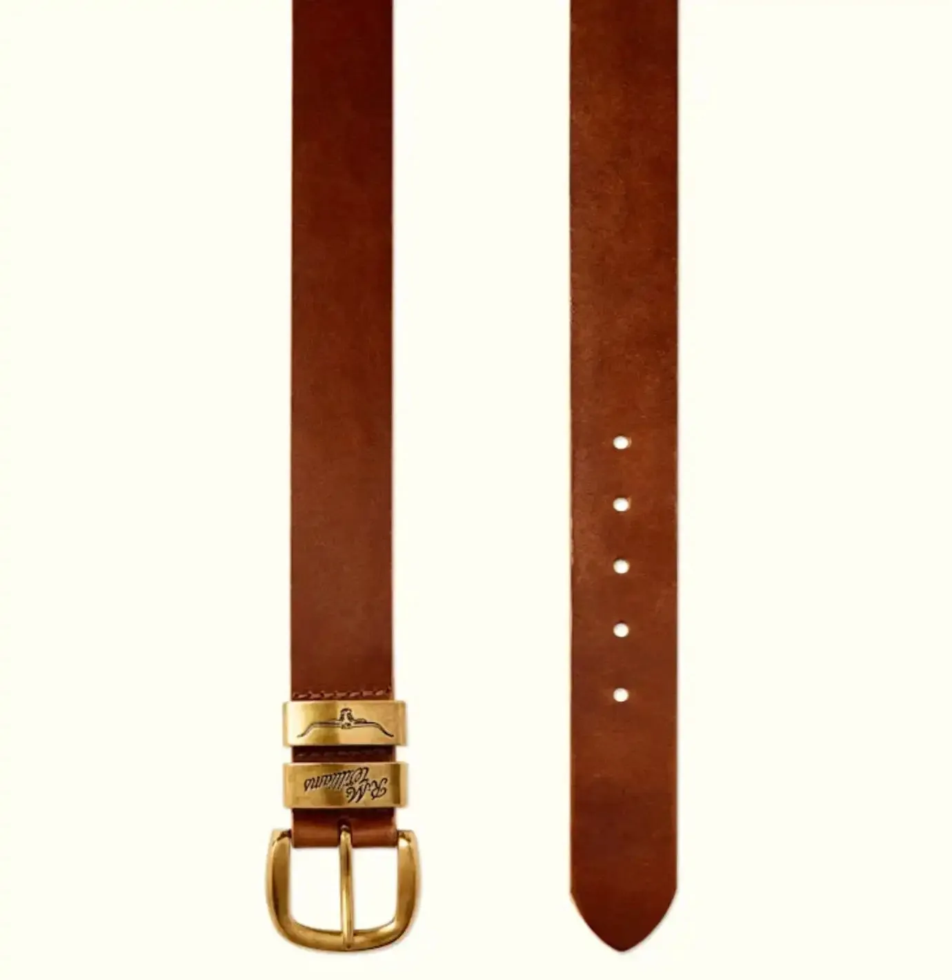 RM Williams Drover Leather Belt Caramel
